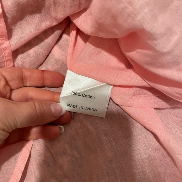 NWT O.P.T. Smocked top and maxi skirt set pink brown S/M - Picture 5 of 11